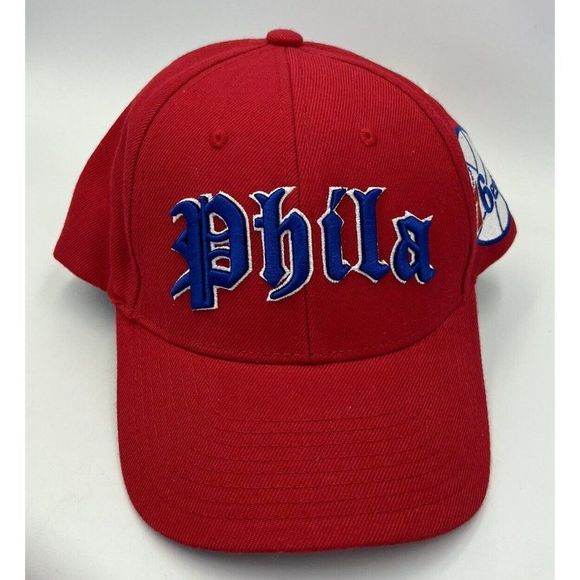 Mitchell & Ness Other - Philadelphia 76ers Hat Mitchell and Ness Snapback Red And Blue